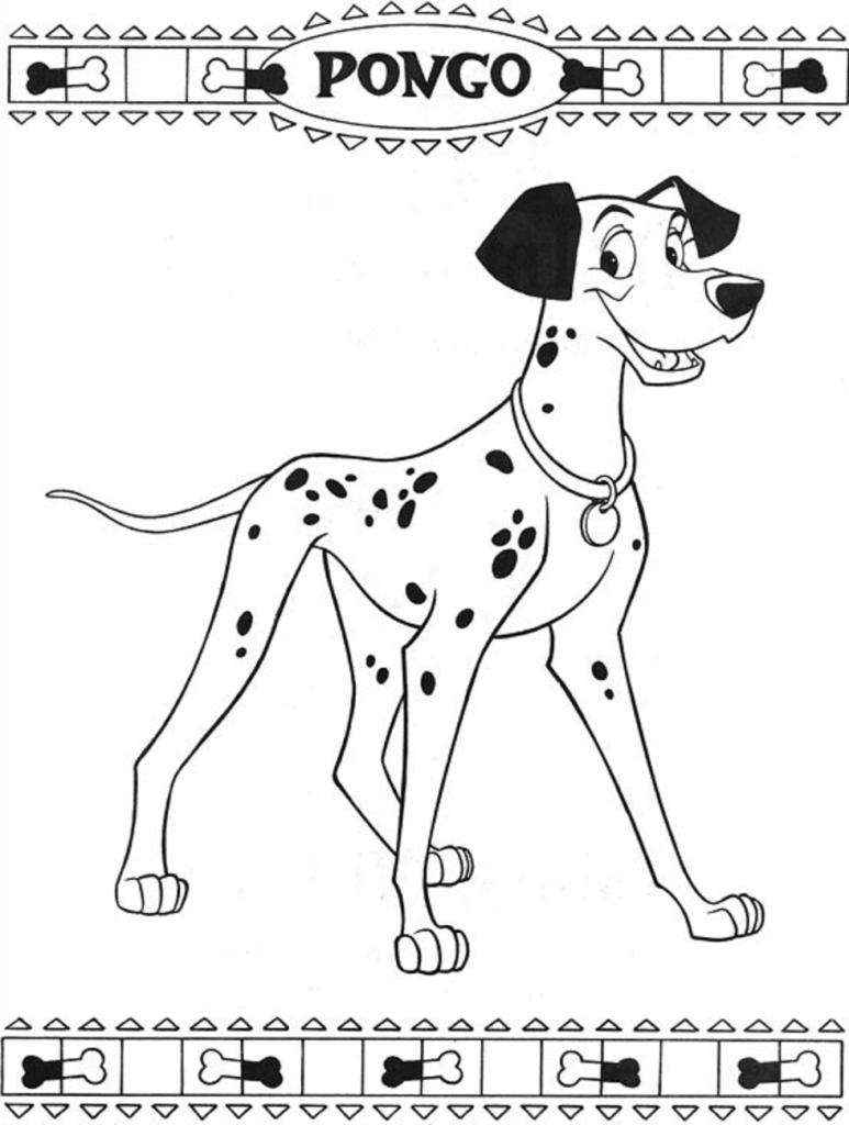 Dalmatians coloring page