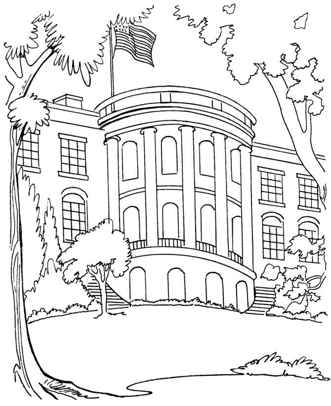 Drawing of the White House