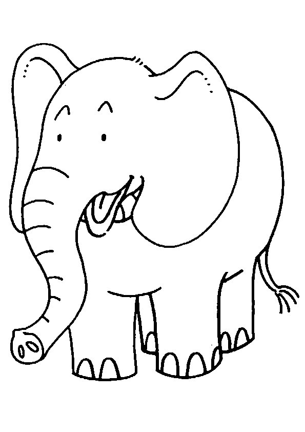 Elephant coloring pages printable