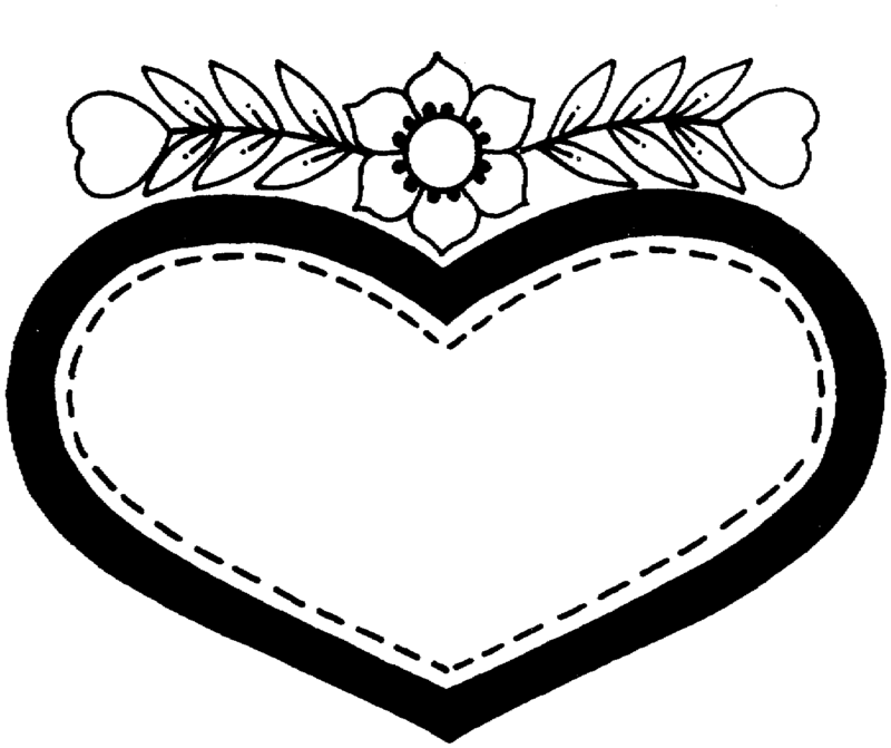 Heart with a flower on top