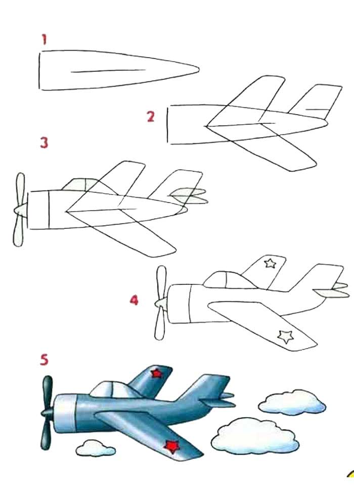 How to draw a plane