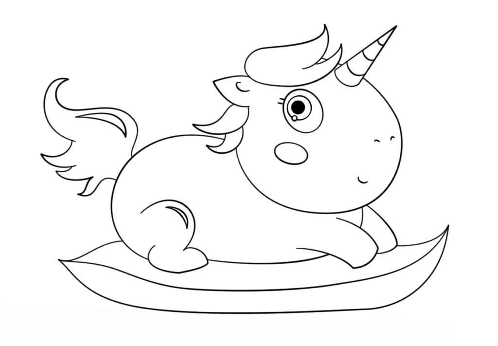 Baby unicorn drawing