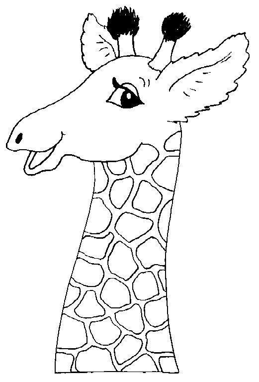 Easy giraffe drawing