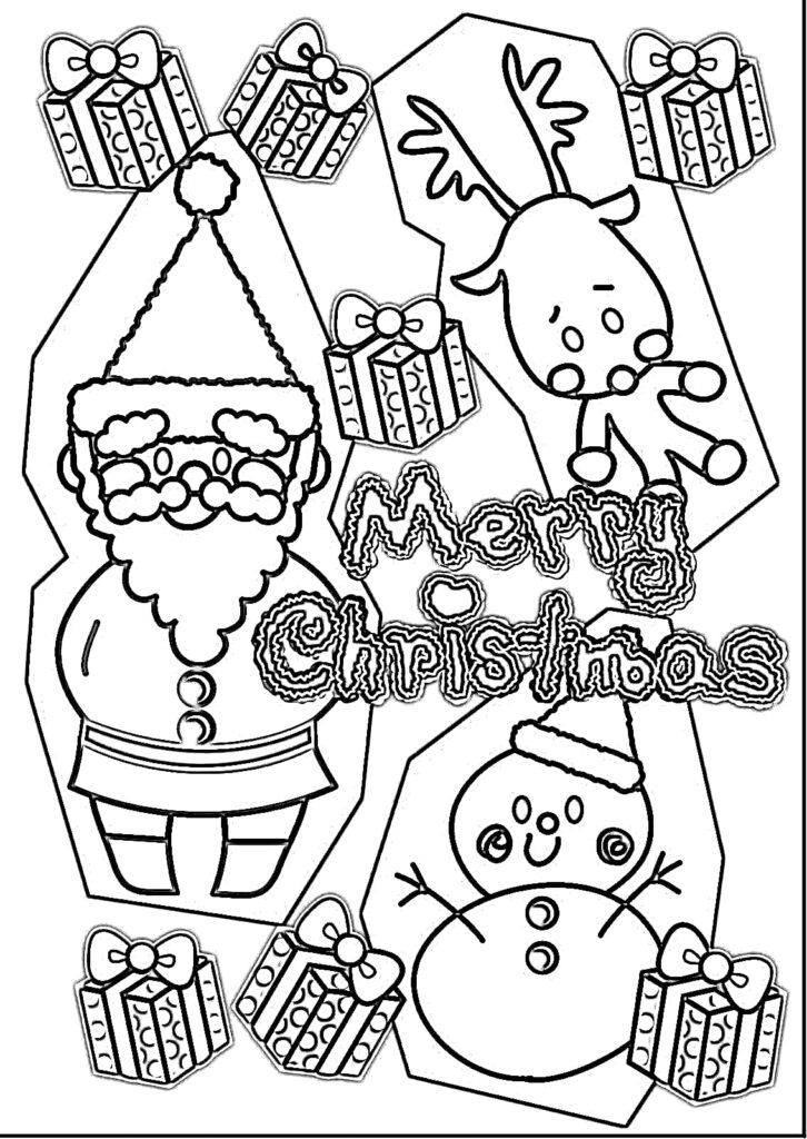 Free christmas coloring pages