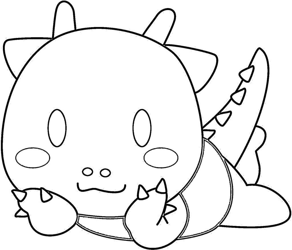 Dragon coloring pages for kids