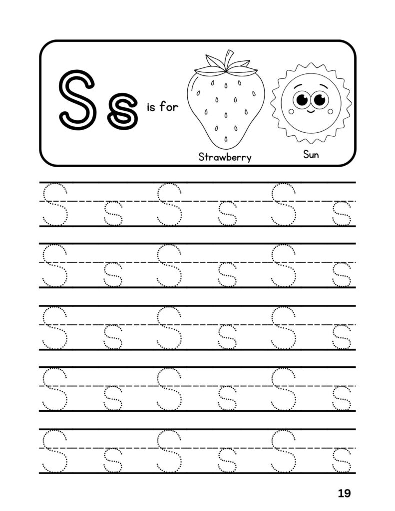 Alphabet (S) Tracing Adventures Coloring Fun for Ages 4-6