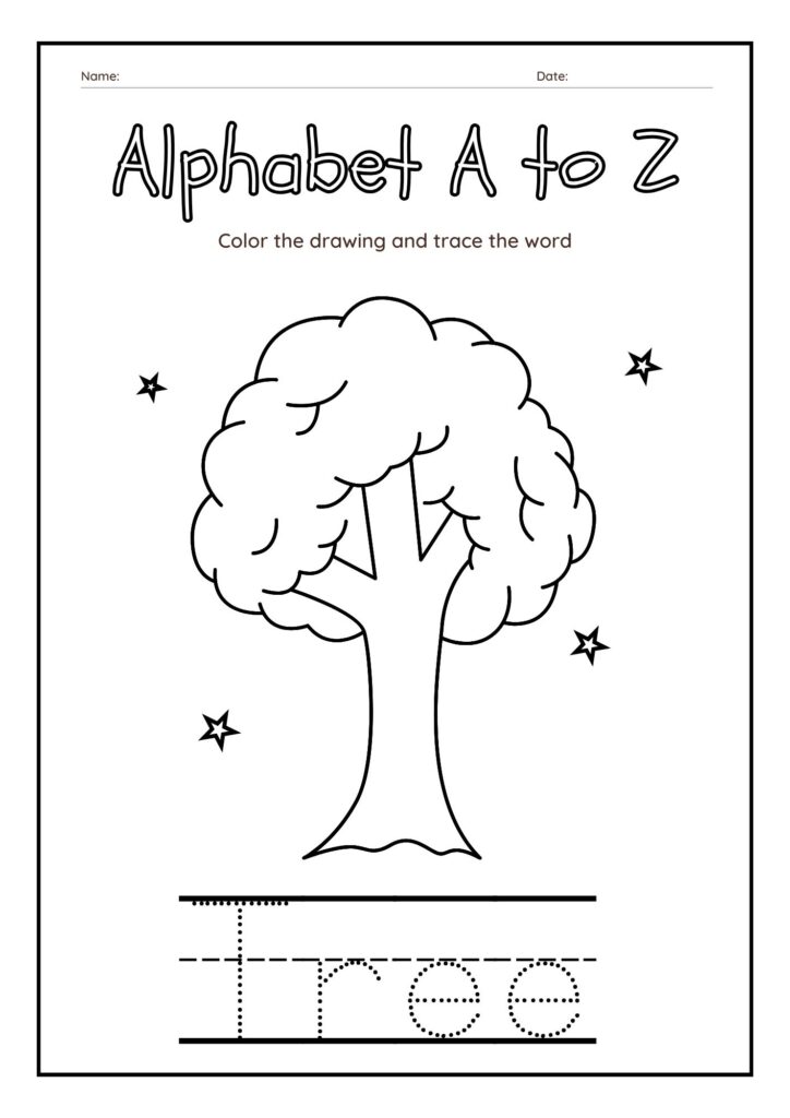 Alphabet Orchard Tracing Words with Tree Delight