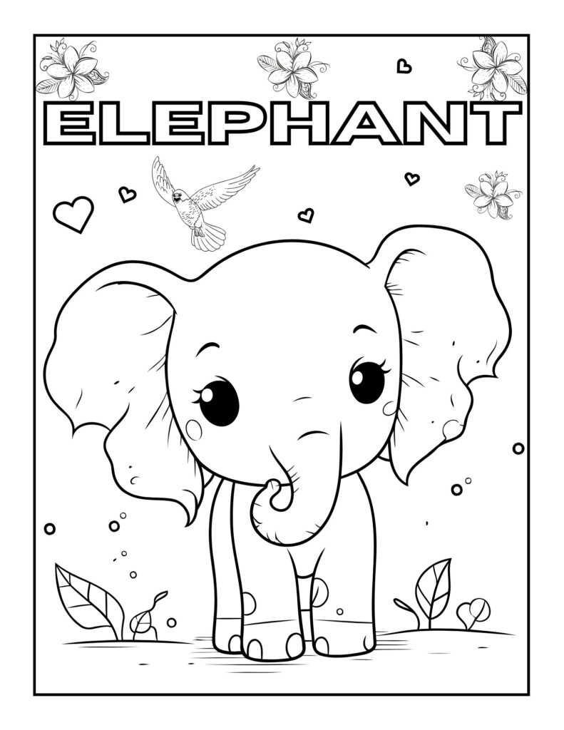 Elephant-Coloring Adventures A Journey Through Art
