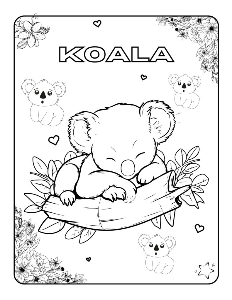 Koala-Coloring Adventures A Journey Through Art