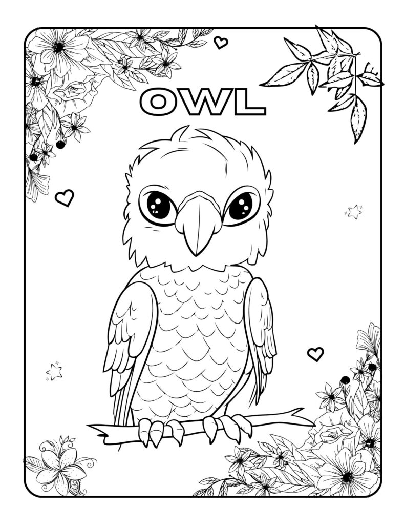 Owl-Coloring Adventures A Journey Through Art