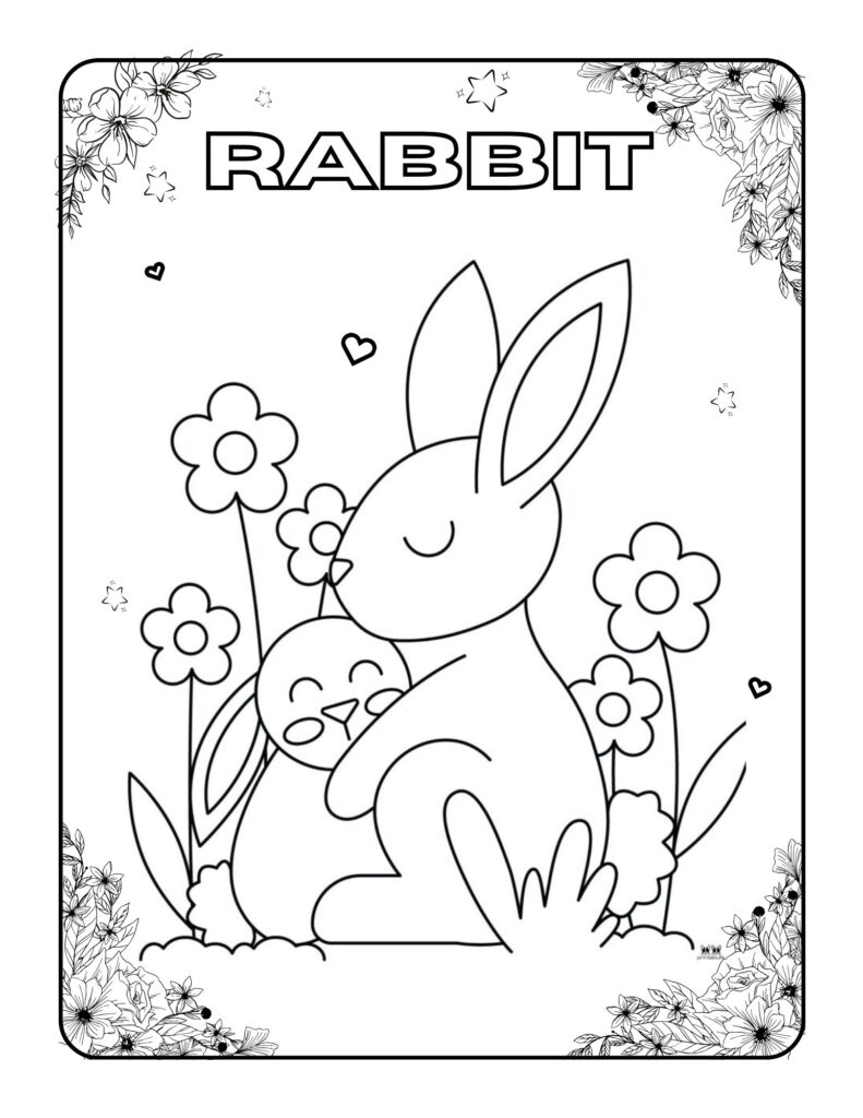 The Rabbit's Love-Coloring Adventures A Journey Through Art