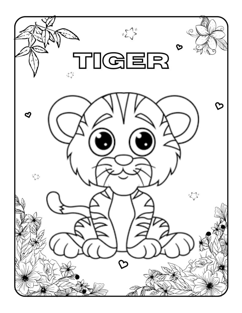 Tiger-Coloring Adventures A Journey Through Art