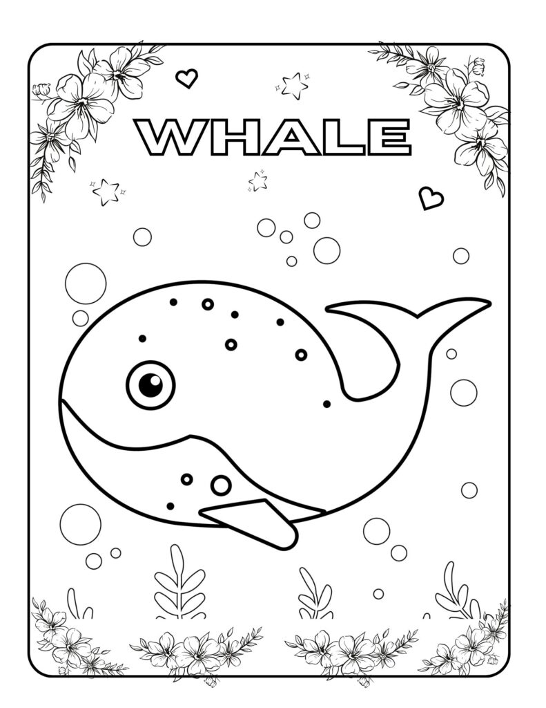Whale-Coloring Adventures A Journey Through Art