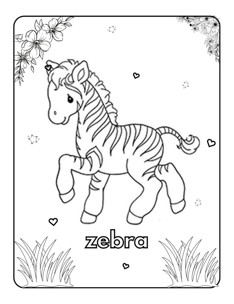 Zebra-Coloring Adventures A Journey Through Art