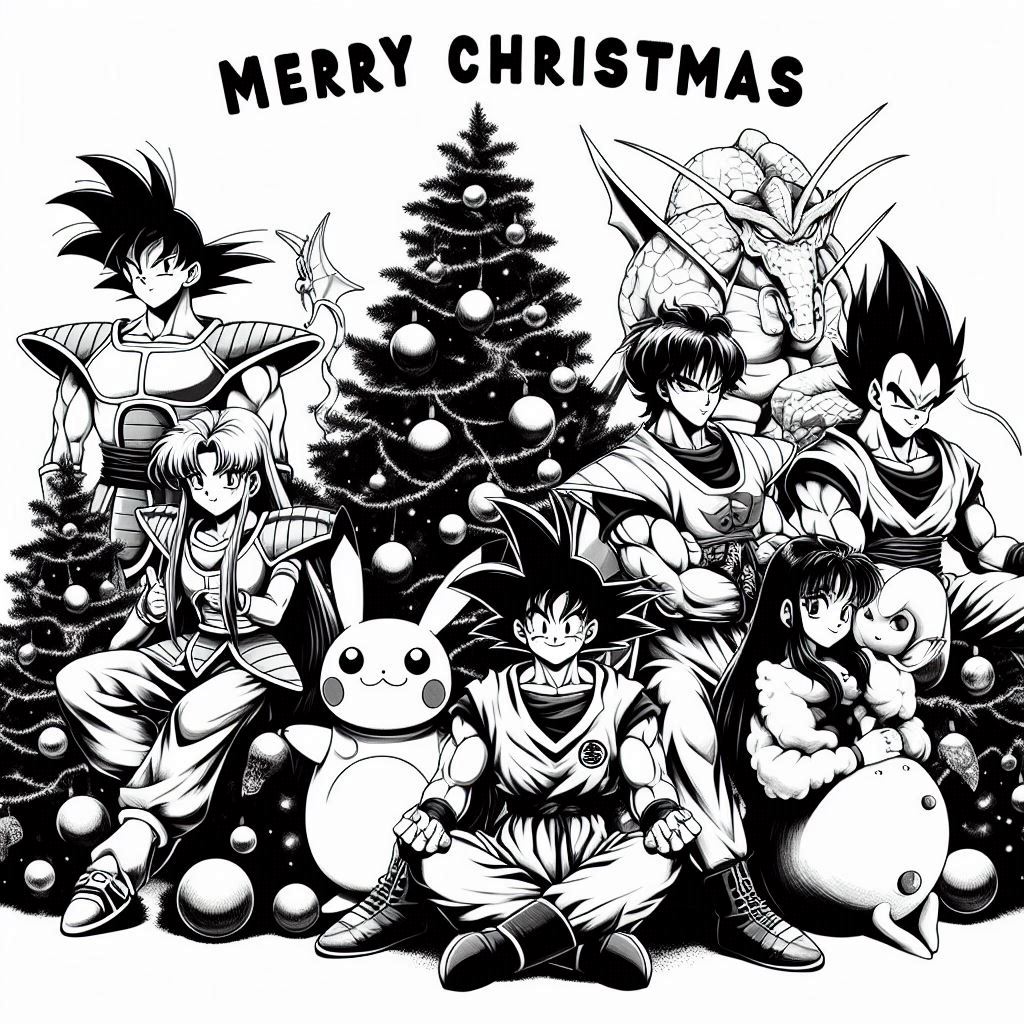 Merry Christmas Anime Style