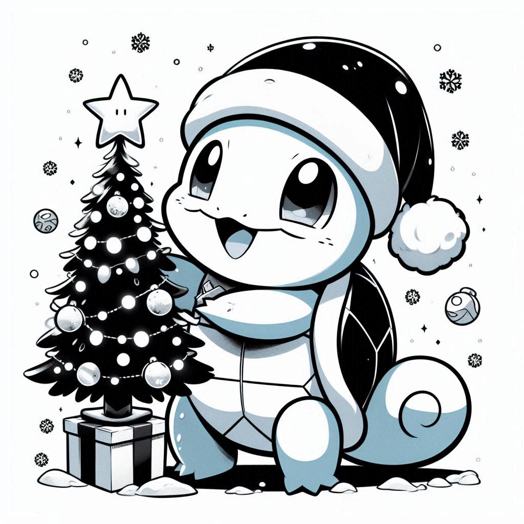 Squirtle coloring page