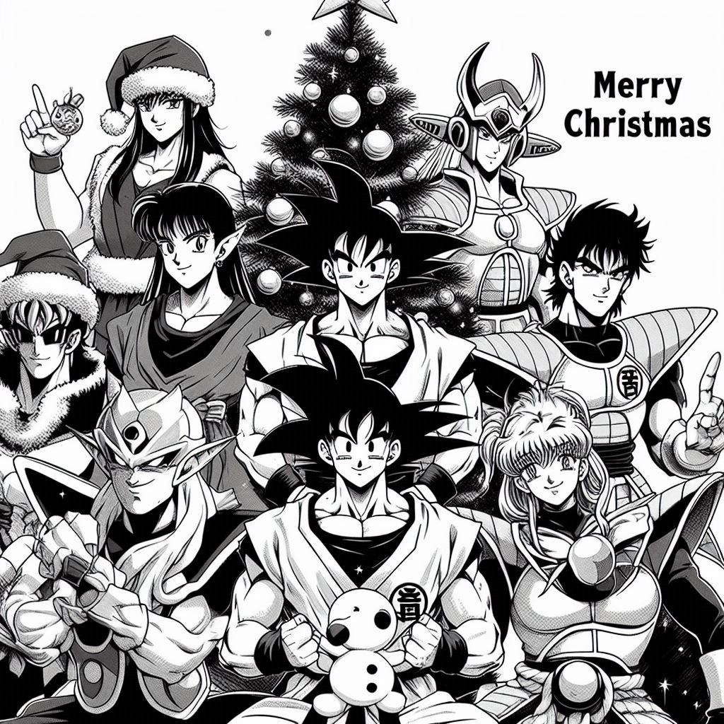 Xmas Art: Pokémon, DBZ, Seiya